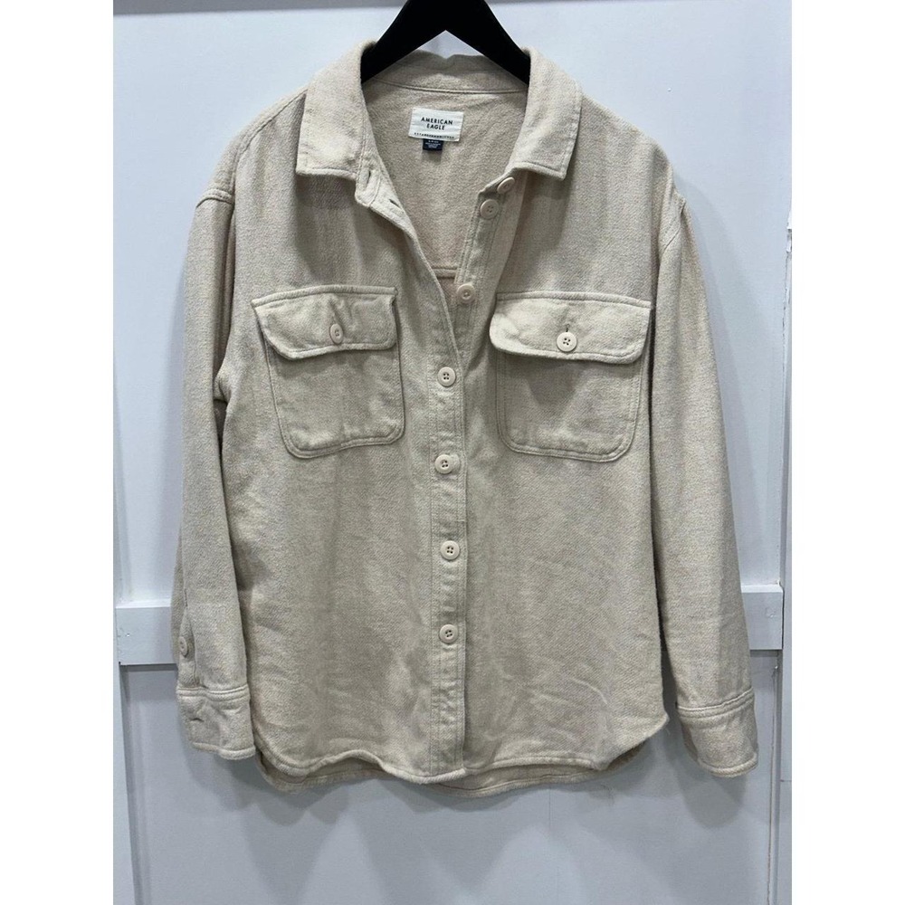 American Eagle Women's Oversized Cozy Fleece & Love Shacket Size‎ Small